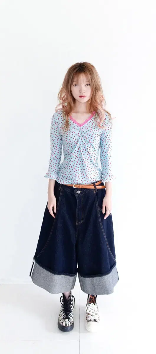 샵페어리 little strawberry lace top (mint) | 브랜드 중고거래